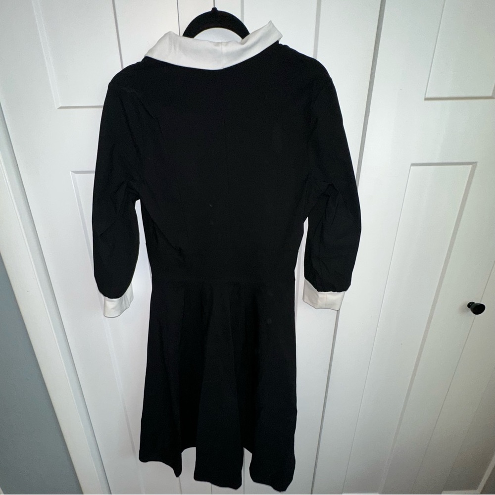 1950’s Inspired Elegant Black and White Women's Dress - xl -nwt - Picture 7 of 10